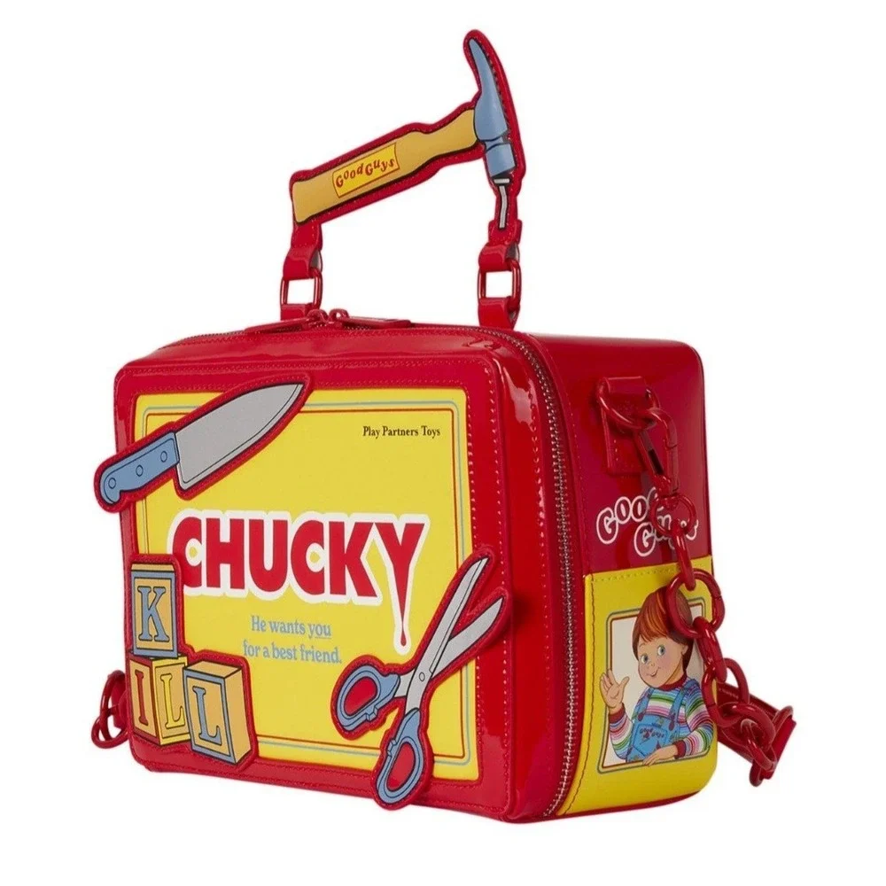 Loungefly Chucky Good Guys Tool Chest Crossbody Bag‎ & Childs Play WALLET Horror